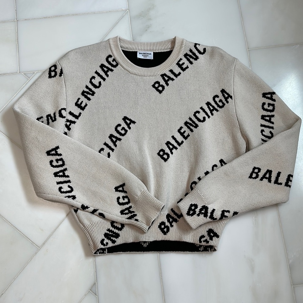 Balenciaga Women’s Cropped Sweater